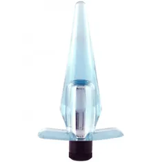 Seven Creations Modrý vibrační anální kolík Compact Vibrating Buttplug