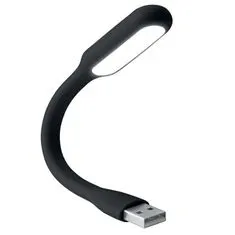 Northix Esperanza - USB LED lampa pro počítač - černá 