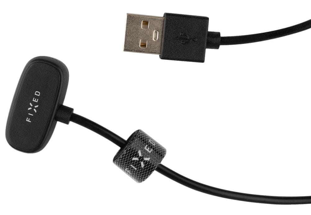 FIXED Nabíjecí USB kabel pro Amazfit GTR 2/GTS 2, FIXDW-AMAZ černý