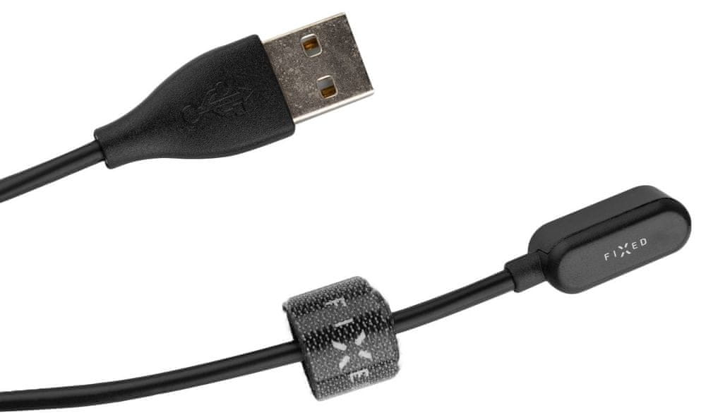FIXED Nabíjecí USB kabel pro Huawei/Honor Band 6, FIXDW-728 černý