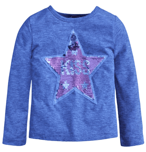 Carodel dívčí tričko s hvězdou 116 modrá