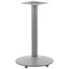 STEMA Kovová stolová podnož pro domácí, restaurační a hotelové použití NY-B006 šedá, výška 72 cm, průměr 46 cm - rám stolu
