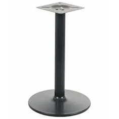STEMA Kovová stolová podnož pro domácí, restaurační a hotelové použití NY-B006 černá, výška 72 cm, průměr 46 cm - rám stolu
