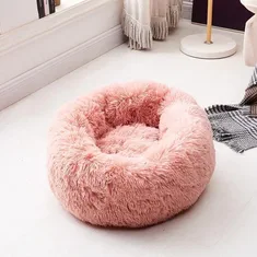 Jofi-exclusive Pelíšek Jofi Donut plyšový M, 50cm, růžová