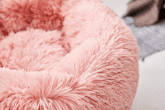 Jofi-exclusive Pelíšek Jofi Donut plyšový L, 60cm, růžová