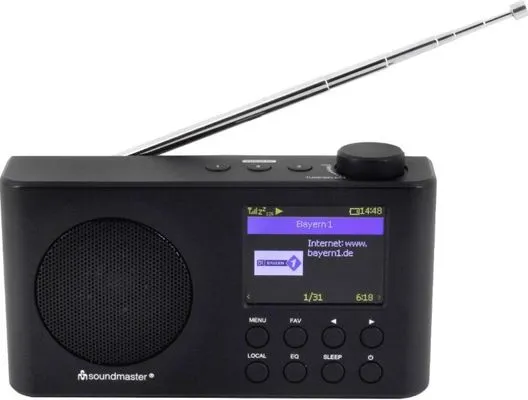  moderný rádioprijímač soundmaster ir6500sw Bluetooth dab fm rádio vstavaná batéria fajn zvuk wifi upnp 