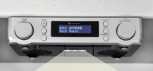  moderní radiopřijímač soundmaster UR2022SI skvělý zvuk dab fm rádio vhodné do kuchyně duální časovač vaření 