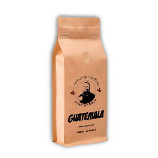 JOHNNY COFFEE ZRNKOVÁ KÁVA GUATEMALA, 100% ARABICA, tmavě pražená. 250g