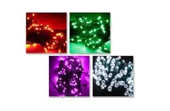 CoolCeny Vánoční osvětlení 210 LED - Řetězy v 6 barvách o délce 21 metrů. - Vícebarevný