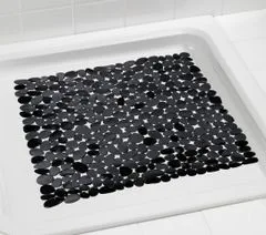 Wenko Protiskluzová podložka do sprchového koutu PARADISE, černá barva, 54 x 54 cm