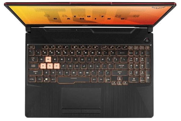 Herní notebook Asus TUF Gaming F15 15,6 palců Full HD IPS displej Intel Core i3 NVIDIA GeForce GTX 1650 WiFi ax 512 GB SSD 16GB RAM DDR4 zvuk DTS Ultra Headphone X certifikovaná odolnost MIL-STD-810G