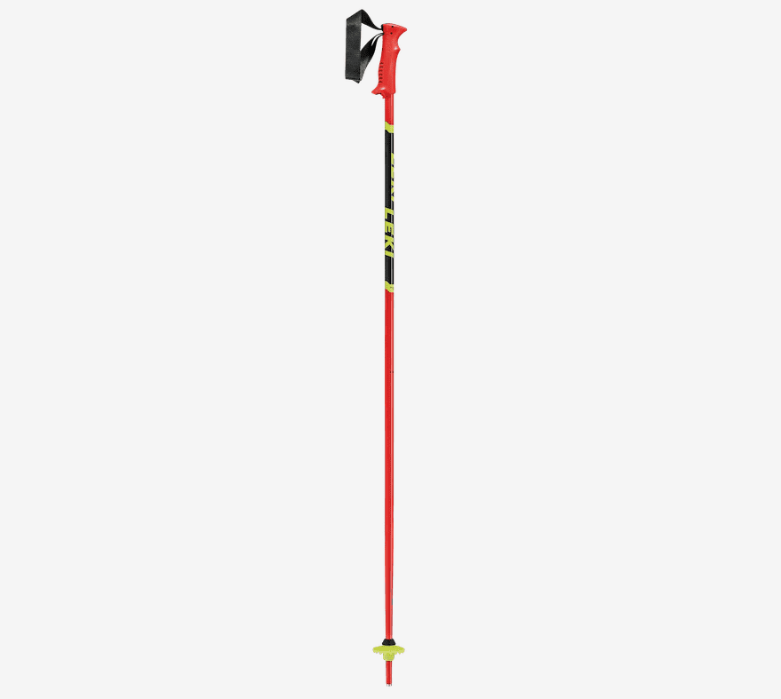 Leki Racing Kids, fluorescent red-black-neonyellow, 105 cm