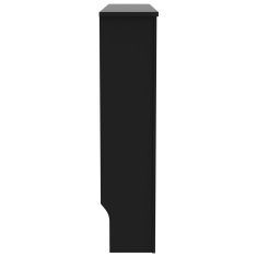 Vidaxl Emaga Kryt na radiátor černý 112 x 19 x 81 cm MDF