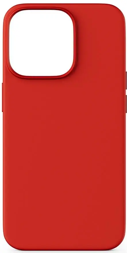 Levně EPICO silikonový kryt pro iPhone 14 Pro s podporou uchycení MagSafe – tmavě červený, 69310102900001