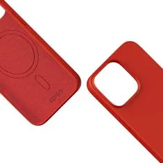 EPICO silikonový kryt pro iPhone 14 Pro s podporou uchycení MagSafe – tmavě červený, 69310102900001
