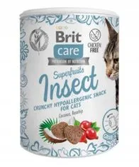 Brit Cat Snack Superfruits Insect 100 g pamlsek pro dospělé kočky s potravní intolerancí