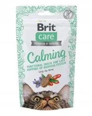 Brit Cat Snack Calming 50 g - pamlsek pro dospělé kočky na podporu nervového systému