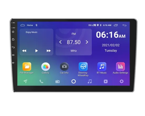 Podofo 10" Android Autorádio Univerzální, Wifi Gps Usb , Android Rádio S Gps Navigací, Handsfree Bluetooth, Usb, 10 palců autorádio