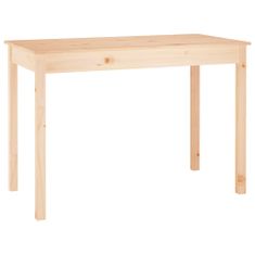 Greatstore Jídelní stůl 110 x 55 x 75 cm masivní borové dřevo