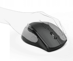 Hama Bezdrátová optická myš pro leváky Riano černá