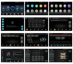 Podofo 7" Autorádio pro Fiat 500 2016-2019 Android s GPS navigací, WIFI, USB, Bluetooth, Android rádio Fiat 500 2016-2019