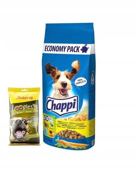 Chappi granule pro psy drůbež, zelenina 13,5 kg + ZDARMA Josera Loopies masové kousky s jehněčím masem