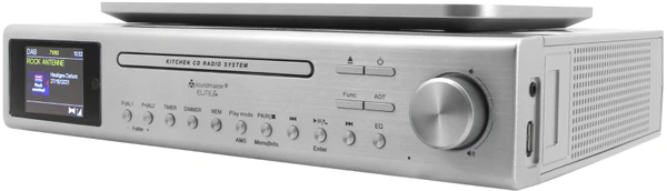 moderní radiopřijímač soundmaster UR2180SI skvělý zvuk dab fm rádio vhodné do kuchyně duální časovač vaření