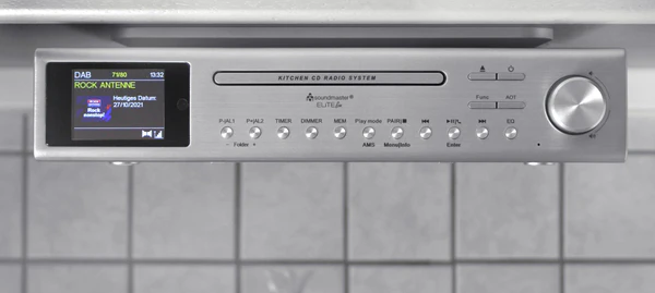  moderný rádioprijímač soundmaster UR2180SI skvelý zvuk dab fm rádio vhodné do kuchyne duálny časovač varenia 
