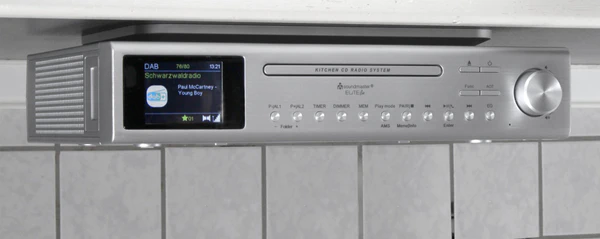  moderní radiopřijímač soundmaster UR2180SI skvělý zvuk dab fm rádio vhodné do kuchyně duální časovač vaření