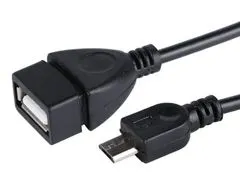 APT AK220 USB adér - redukce USB samice - micro USB samec HOST OTG