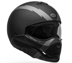 Bell Helma na moto Broozer Arc Helmet - Matte Black/Gray vel. L