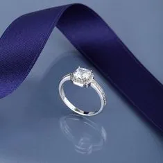 Morellato Třpytivý stříbrný prsten se zirkony Tesori SAIW1150 (Obvod 52 mm)