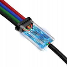BASEUS Kabel 4v1 Lightning Micro USB 2xUSB-C - 3,5A 1,2m, CA1T4-B01 vícebarevné