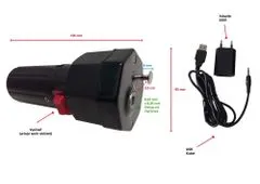 Grilovací motor /elektrický/USB 5V - zatížení až 16 Kg