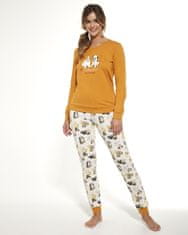 Cornette 671-305 dámské pyžamo s pejskem Barva: oranžová, Velikost: M
