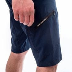 Sensor HELIUM pánské kalhoty s cyklovložkou krátké volné deep blue Velikost: XL
