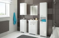 Deftrans Koupelnová sestava koupelnová skříňka s umyvadlem bílý