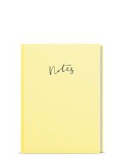 Baloušek Notes linkovaný A6 Pastelo žlutá