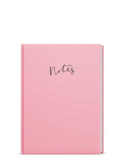 Baloušek Notes linkovaný A6 Pastelo růžová