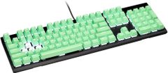 Corsair vyměnitelné klávesy PBT Double-shot Pro, 104 kláves, Mint Green, US