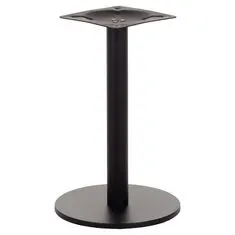 STEMA Kovová stolová podnož pro domácí, restaurační a hotelové použití SH-2010-2/B, černá, výška 71,5 cm, spodní prvek o průměru 45 cm - rám stolu