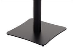 STEMA Kovová stolová podnož pro domácnost, restauraci, hotel SH-3060/B, černá, výška 73 cm, rozměry spodního prvku 45x45 cm - rám stolu, stůl