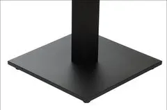 Kovová stolová podnož pro domácí, restaurační a hotelové použití SH-2011-2/B, černá, výška 72 cm, spodní prvek 45x45 cm - rám stolu