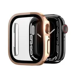 Dux Ducis Hamo pouzdro so sklem na Apple Watch 7 41mm, růžové