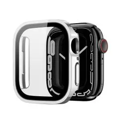 Dux Ducis Hamo pouzdro so sklem na Apple Watch 4/5/6/SE 40mm, stříbrné