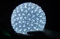 CoolCeny Vánoční LED světelná závěsná koule – průměr 18cm - Modrá