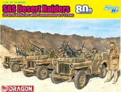 Dragon  Model Kit military 6931 - SAS 4X4 Truck Unit w/Commander and Crews (SAS 80th Anniversary) (1:35)