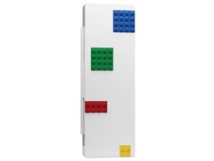 sarcia.eu Bílý penál s barevnými dlaždicemi a minifigurkou LEGO 