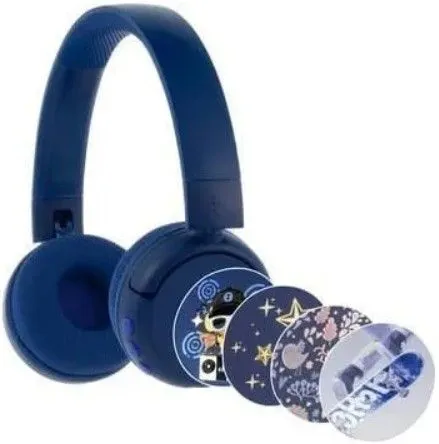Levně BuddyPhones POP Fun Dětská Bluetooth sluchátka s mikrofonem, modrá