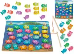 Aga Dřevěná rybářská hra s magnety Montessori